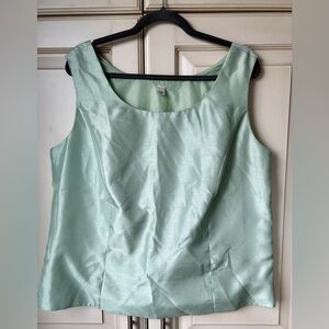 Image 18W green formal tank top. NWOT